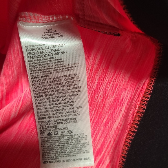 NWT Nike Dri-Fit 12M Girls Pink Long Sleeve Top With Nike Elastic Band And  Pant - Picture 5 of 10